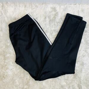 Adidas Black White 3 Stripes Sz Medium